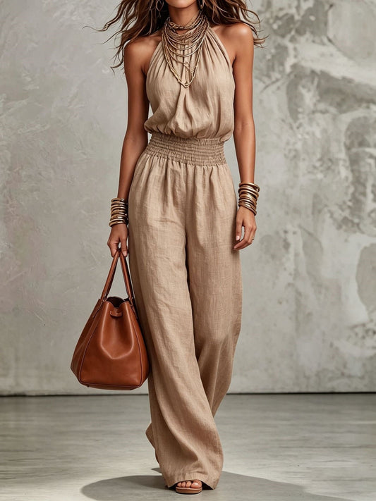 Alessia | Tuta Elegante Senza Schiena in Stile Estivo Chic