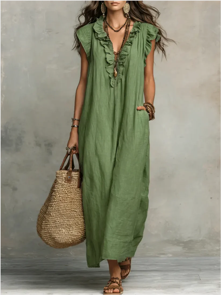Camelia | Vestido largo bohemio