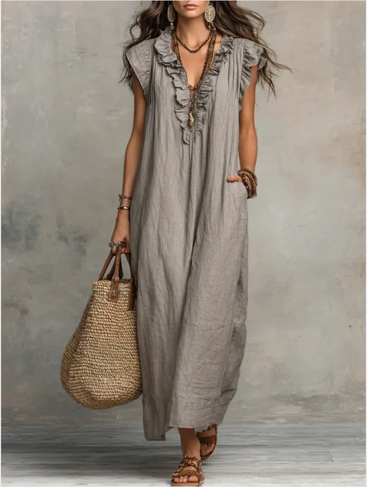 Camelia | Vestido largo bohemio