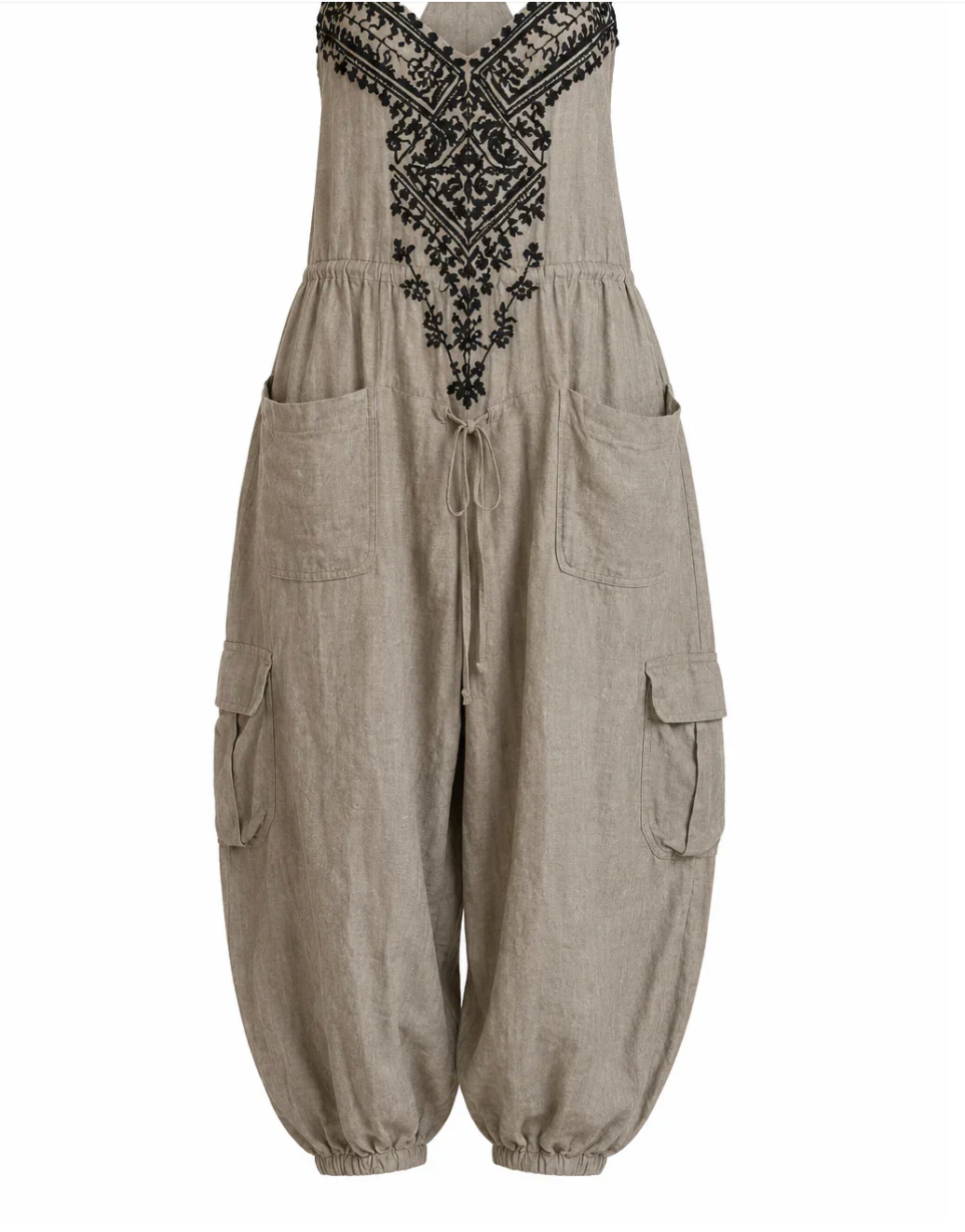 EMMA | MONO BOHO CON BOLSILLOS DE PARCHE