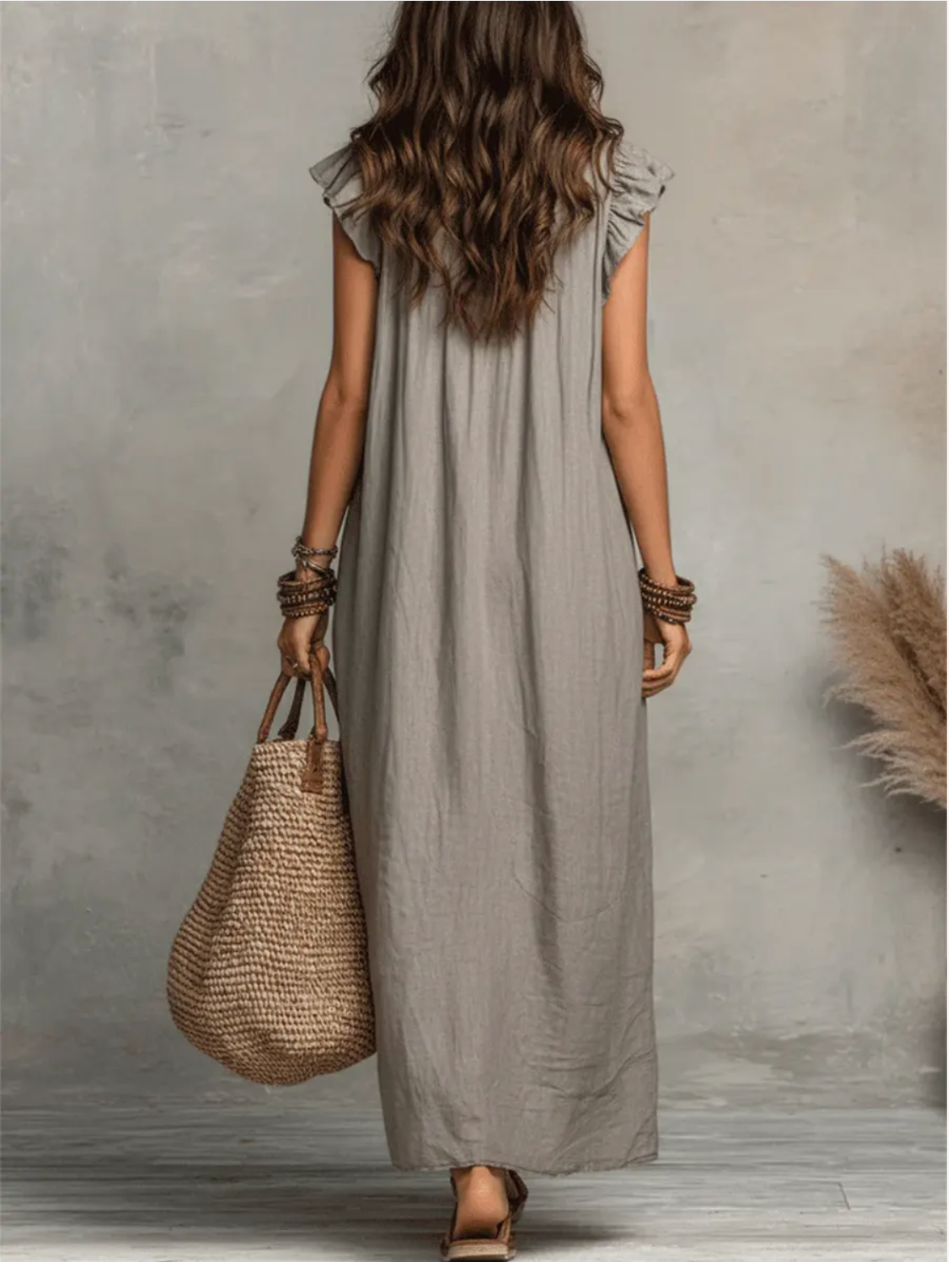 Cecilia | Elegante Vestido Maxi De Verano