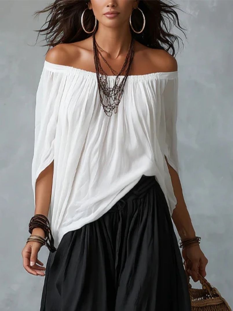Paula™ | Set boho con pantaloni a palloncino