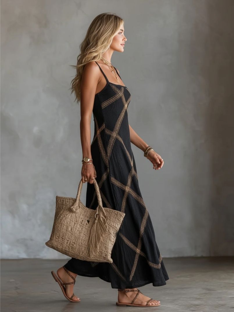 Moretti™ | Abito Maxi Elegante d'Ispirazione Mediterranea