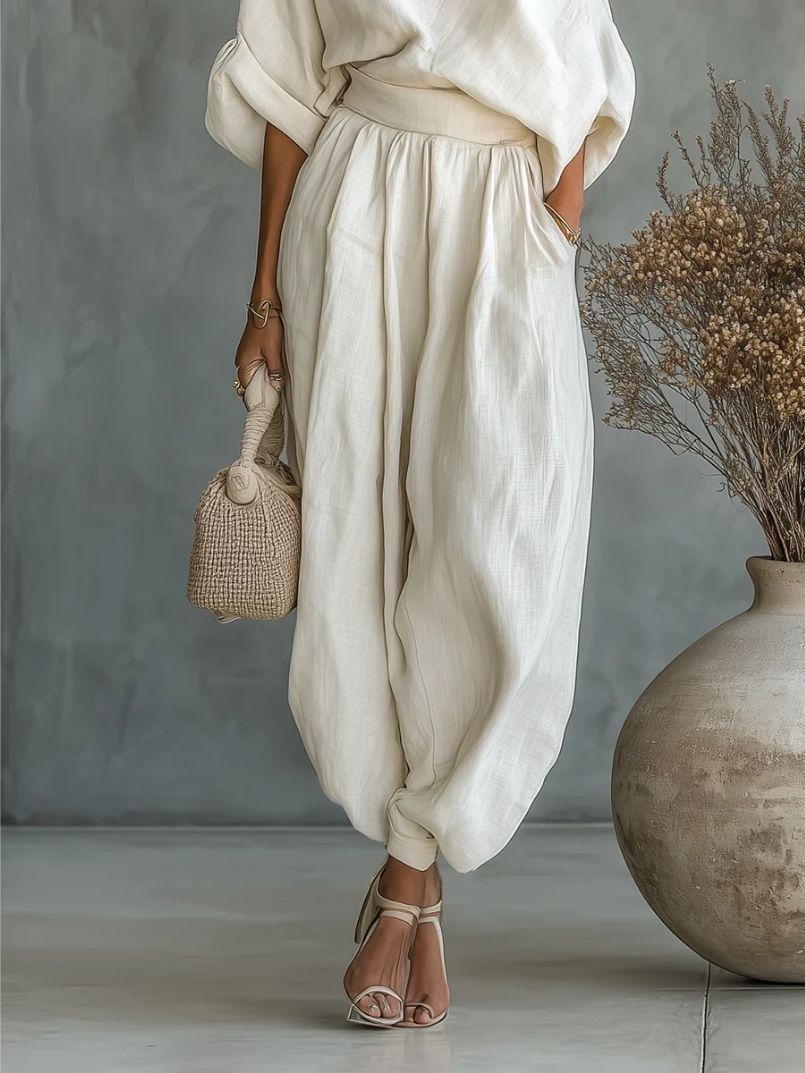 Lucía™ | Elegante conjunto de dos piezas con un solo hombro