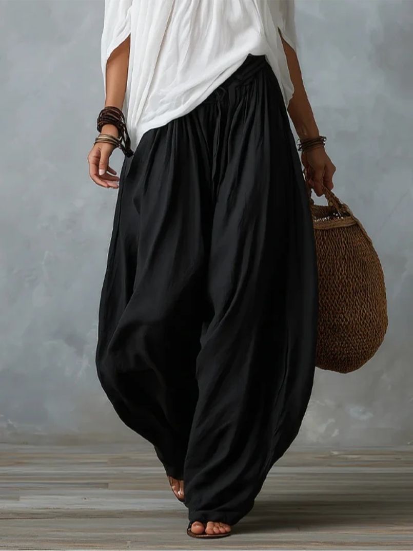 Paula™ | Set boho con pantaloni a palloncino