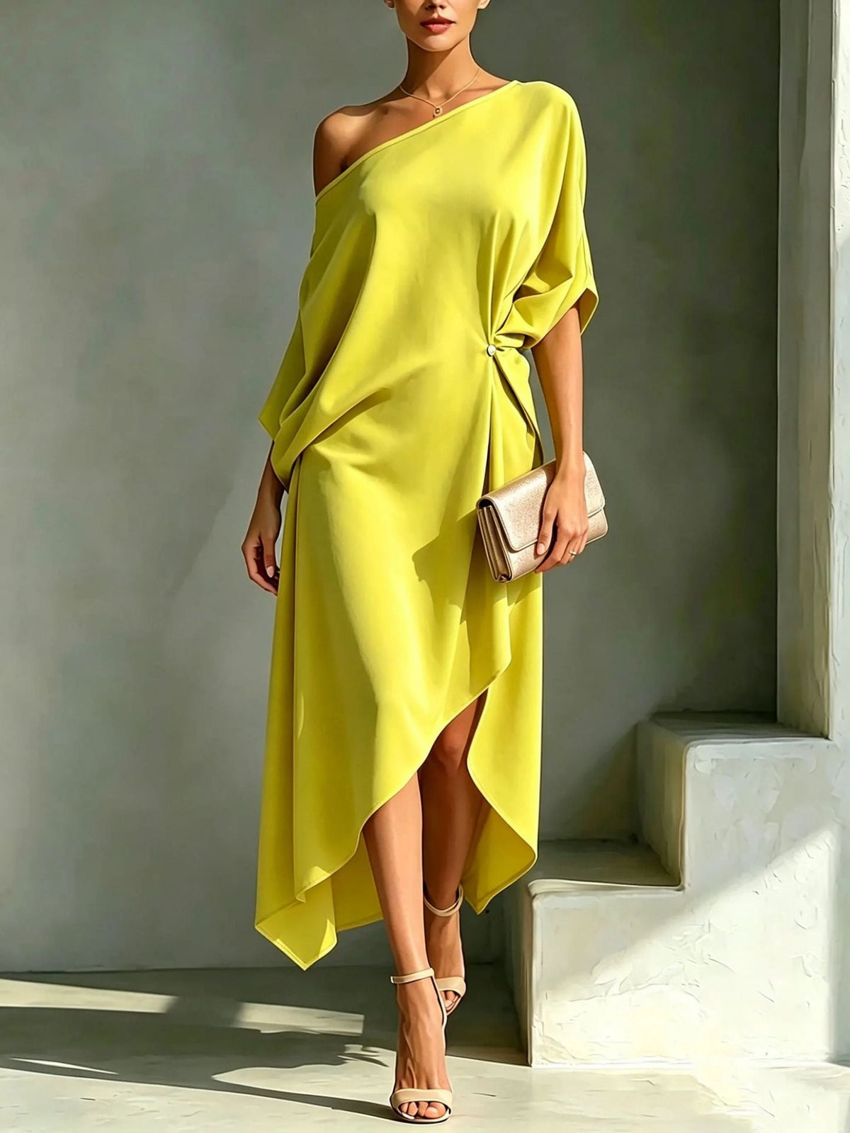 Camilla – Abito elegante asimmetrico