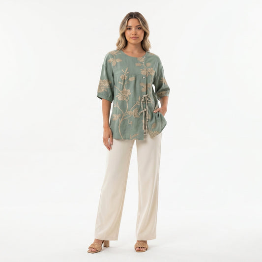 Celestina | Blusa floral elegante