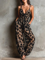 María™ | Elegante mono con estampado animal.