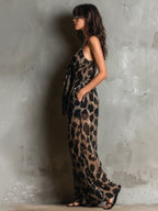 María™ | Elegante mono con estampado animal.